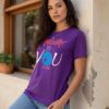 Camiseta Baby Look Unissex Rock In Rio 2026 Eu Vou Roxa