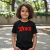 Camiseta Preta Infantil Ronnie James Dio mlr