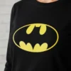 D_NQ_NP_2X_637085-MLA113884048485_062026-F Camiseta Malha PV Manga Longa Feminina Baby Look Preta Batman