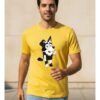 D_NQ_NP_2X_638457-MLB113242021216_072026-F Camiseta Malha PV Manga Curta Adulto Unissex Amarela Bluey Mackenzie Estampa Silk Screen Manual HQ