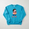 D_NQ_NP_2X_669812-MLA114426523755_072026-F Blusa Moletom Algodão Flanelado Infantil Unissex Azulturquesa Steven Universo Estampa Silk Screen