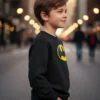 D_NQ_NP_2X_690248-MLA111533304998_062026-F (1) Blusa Moletom Algodão Flanelado Infantil Unissex Silk Screen Premium Batman Cor Preta