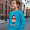 D_NQ_NP_2X_744087-MLA114426353839_072026-F Blusa Moletom Algodão Flanelado Infantil Unissex Azulturquesa Steven Universo Estampa Silk Screen
