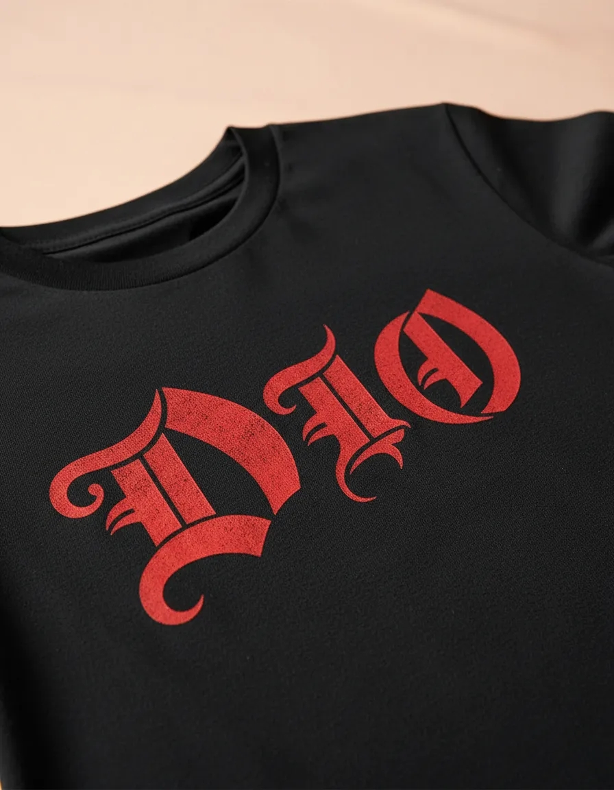 Camiseta Preta Infantil Ronnie James Dio mlr