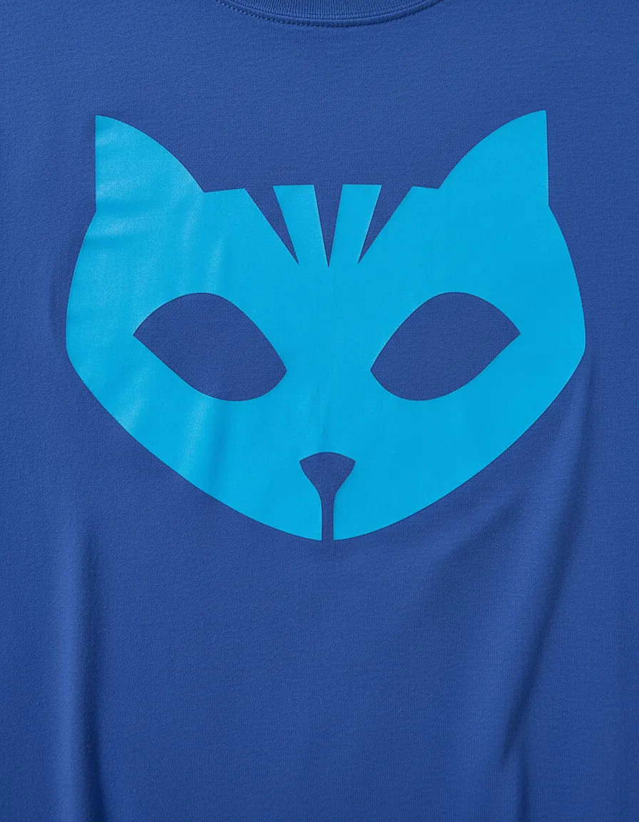 D_NQ_NP_2X_781709-MLB113114489090_072026-F-camiseta-adulto-pj-masks-tradicional- Camiseta Manga Curta Adulto Unissex Tradicional Pj Masks Menino Gato Azul-Royal