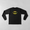 D_NQ_NP_2X_789671-MLA112674782204_062026-F Camiseta Manga Longa Adulto Unissex Batman Logo Clássico Cor Preta