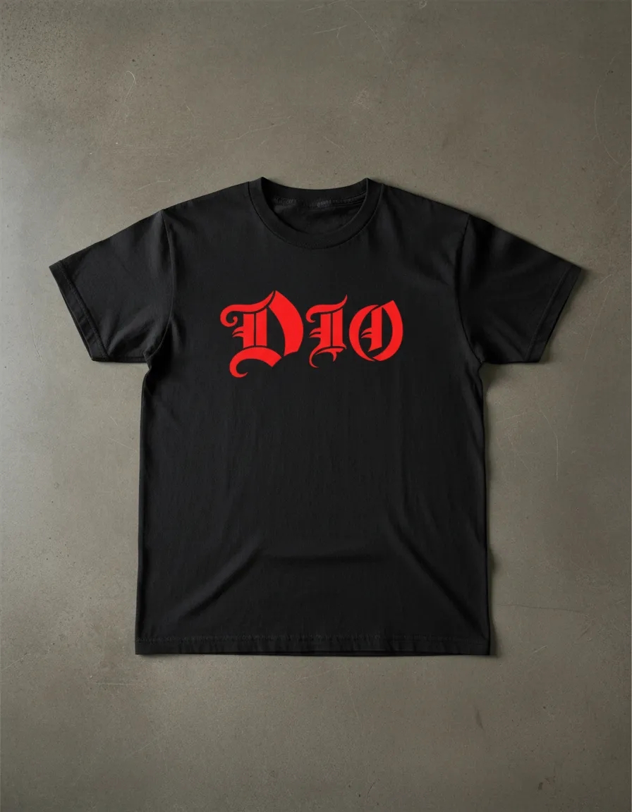 Camiseta Preta Infantil Ronnie James Dio mlr