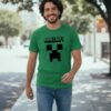 D_NQ_NP_2X_800676-MLA115089958139_072026-F-camiseta-manga-curta-adulto-unissex-verde-minecraft Camiseta Manga Curta Adulto Unissex Verde Minecraft Creeper mlc