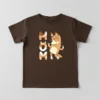 D_NQ_NP_2X_855561-MLB114330245201_072026-F Camiseta Manga Comprida Curta Baby Look Malha Pv Silk Screen Bluey Chilli Cor Marrom