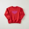 Blusa Moletom Flanelado Infantil Corujita Vermelha Menino Menina Estampa Silk Screen Manual High Quality ML