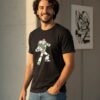 Camiseta Manga Curta Adulto Unissex Preta Buzz Ligthyear Toy Story