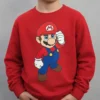 D_NQ_NP_2X_883547-MLB112321095694_062026-F Moletom Algodão Flanelado Vermelho Infantil Super Mario Bros