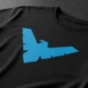 D_NQ_NP_2X_972073-MLB110753459944_052026-F-camiseta-adulto-tradicional-asa-noturna Camiseta Manga Curta Adulto Unissex Tradicional Preta Asa Noturna