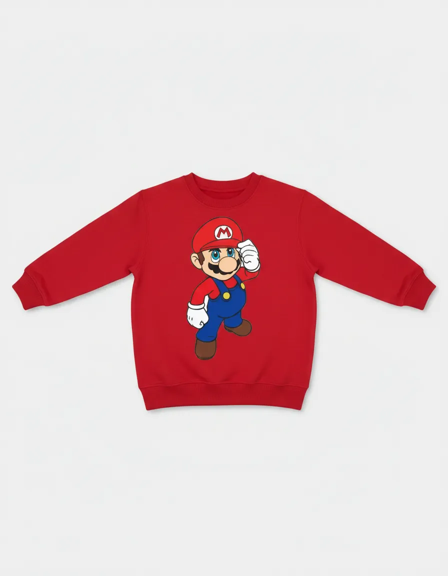 D_NQ_NP_2X_986943-MLA113450729073_062026-F-moletom-algodao-flanelado-vermelho-infantil-super-mario-bros Moletom Super Mario Bros Infantil ( Vermelho )