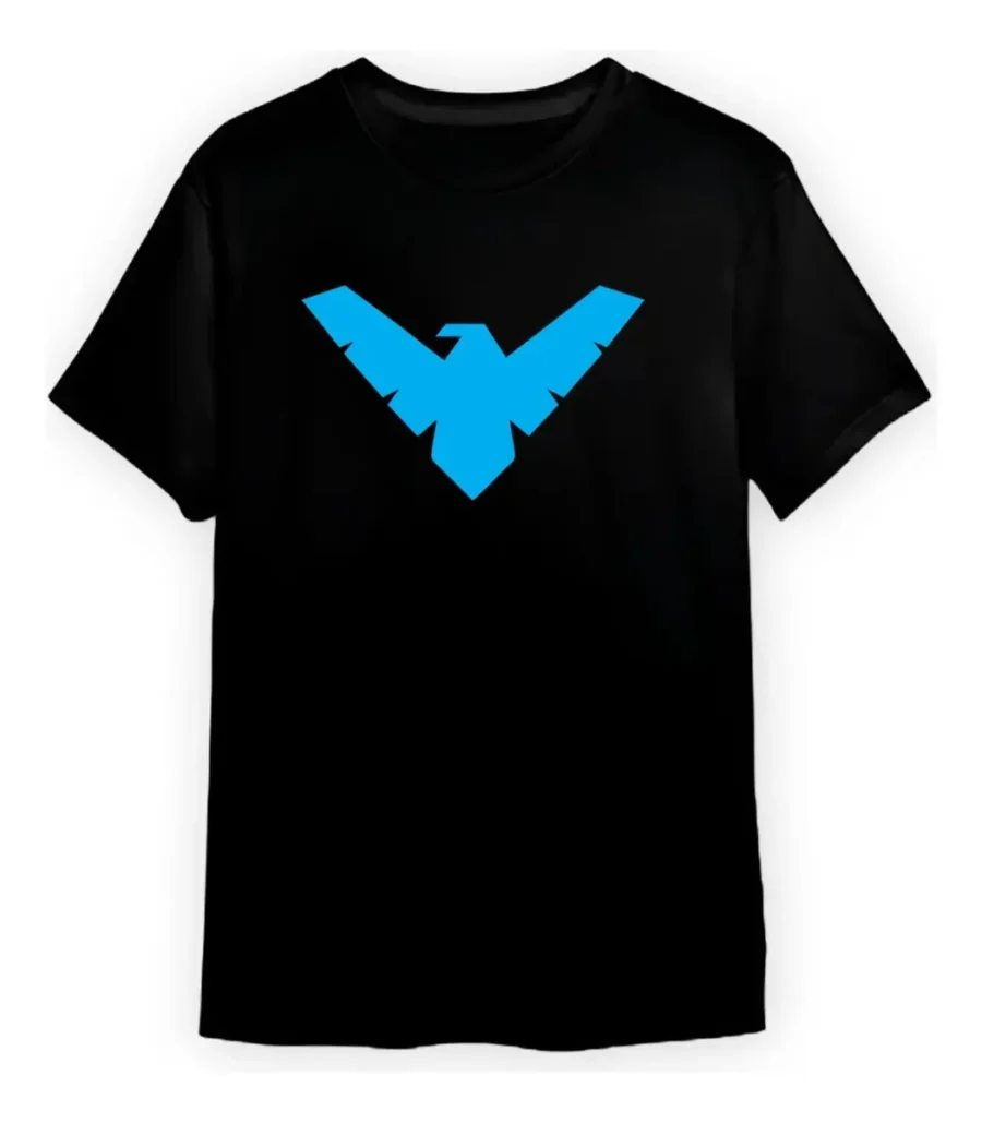 D_NQ_NP_2X_991818-MLB73774558511_012024-F-camiseta-adulto-tradicional-asa-noturna Camiseta Manga Curta Adulto Unissex Tradicional Preta Asa Noturna