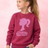 1 Moletom Rosa Barbie Infantil mlc