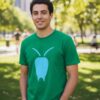 Camiseta Verde Masculino Adulto Aventureiros Luccas Neto mlc