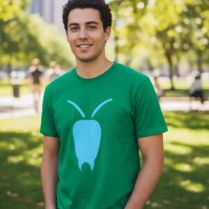 Camiseta Verde Masculino Adulto Aventureiros Luccas Neto mlc