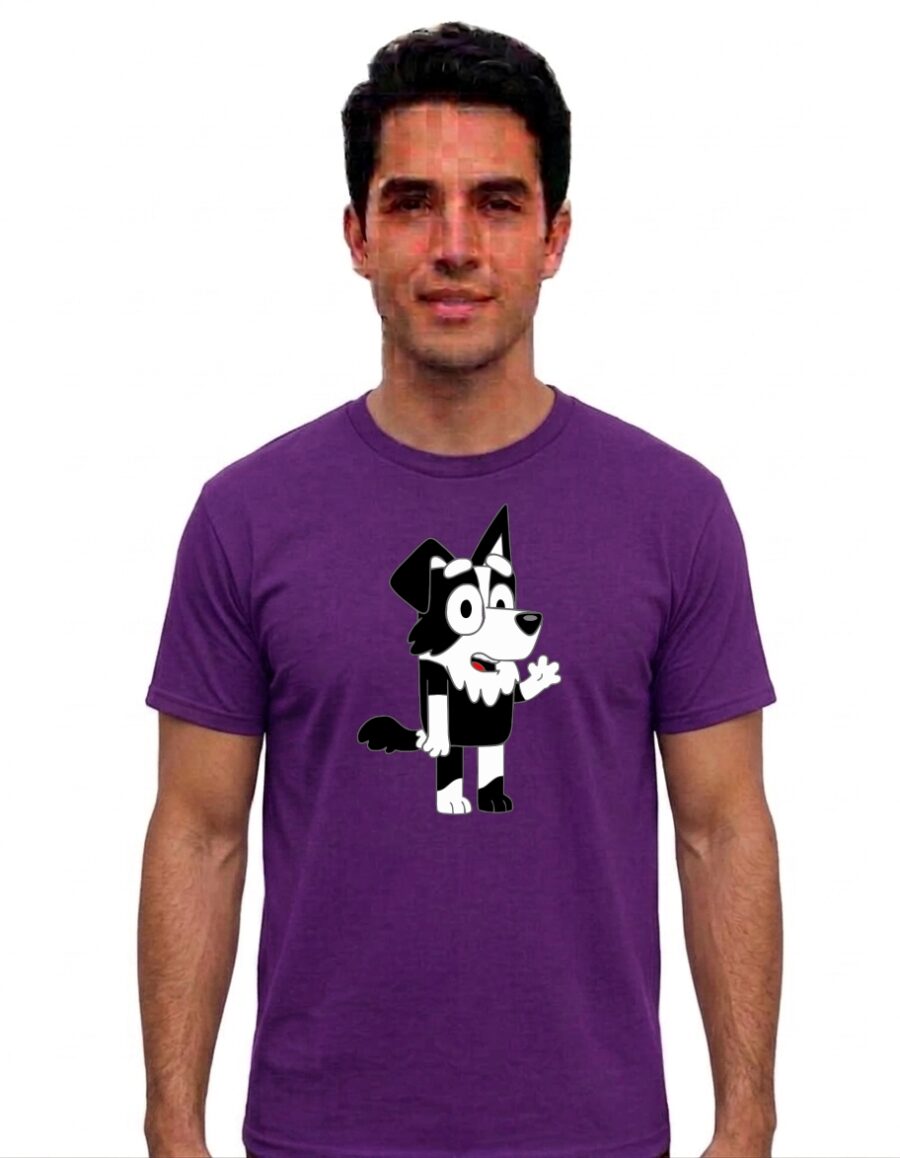 10 Camiseta Manga Curta Adulto Unissex Mackenzie Bluey mlr
