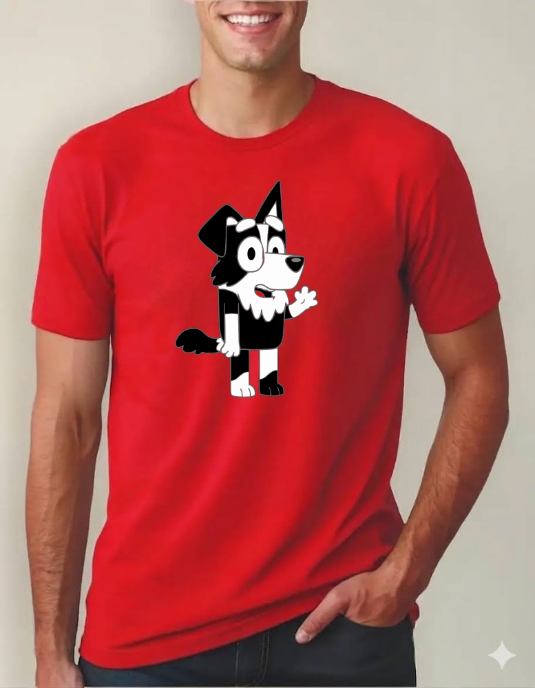 12 Camiseta Manga Curta Adulto Unissex Mackenzie Bluey mlr