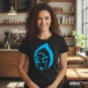 Camiseta Preta Baby Look Pj Masks Ninja Noturno mlr