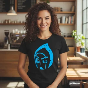 2 Camiseta Preta Baby Look Pj Masks Ninja Noturno mlc