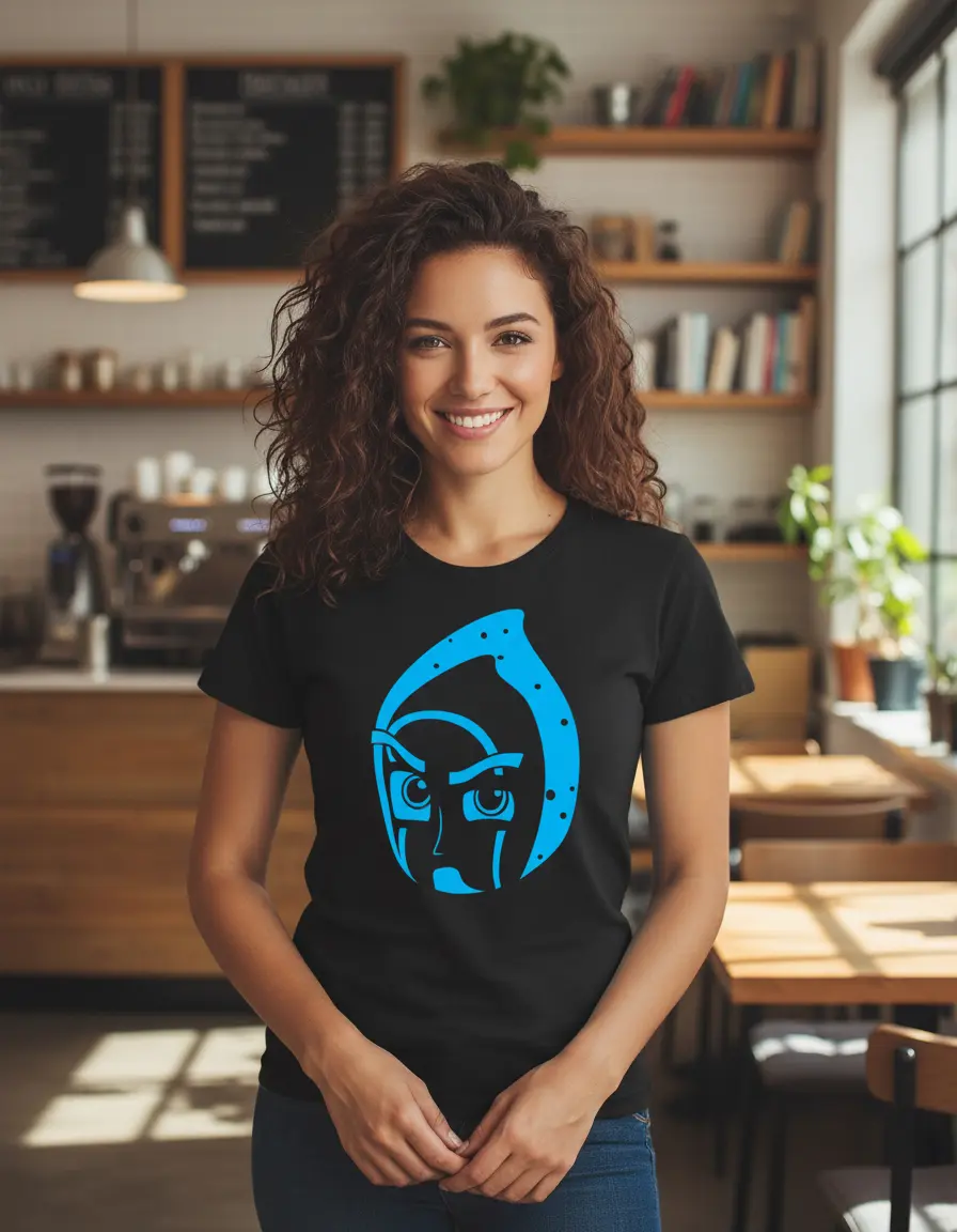 Camiseta Preta Baby Look Pj Masks Ninja Noturno mlr