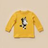 Camiseta Amarela Manga Comprida Infantil Bluey Mackenzie mlc