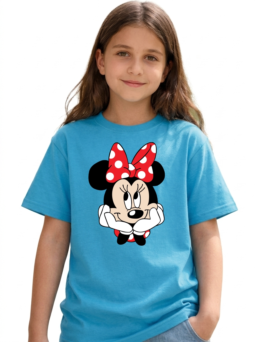 3 Camiseta Manga Curta Infantil Unissex Minnie Mouse mlr