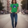 Camiseta Verde Baby Look Sonic the Hedgehog spe