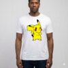 Camiseta Manga Curta Adulto Unissex Pokemon Pikachu mlc