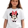 4 Camiseta Manga Curta Infantil Unissex Minnie Mouse mlr