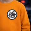 Moletom Algodão Flanelado Infantil Dragon Ball Silk Screen mlr