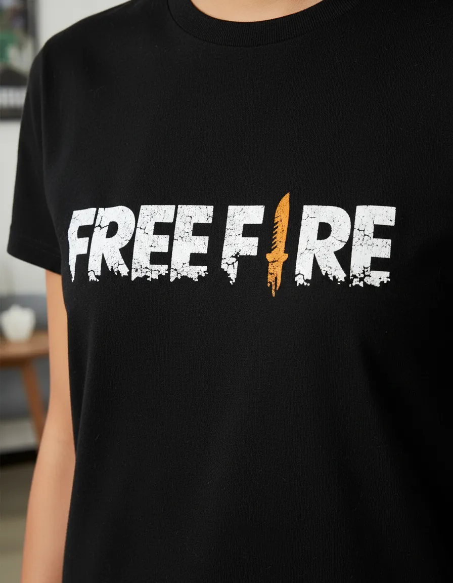 D_NQ_NP_2X_608935-MLB111339017208_052026-F-camiseta-baby-look-feminina-garena-free-fire Camiseta Preta Manga Curta Baby Look Feminina Free Fire mlc