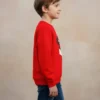 Moletom Vermelho Algodão Flanelado Infantil Minnie Mouse mlc