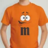 Camiseta laranja Infantil M&m mlr