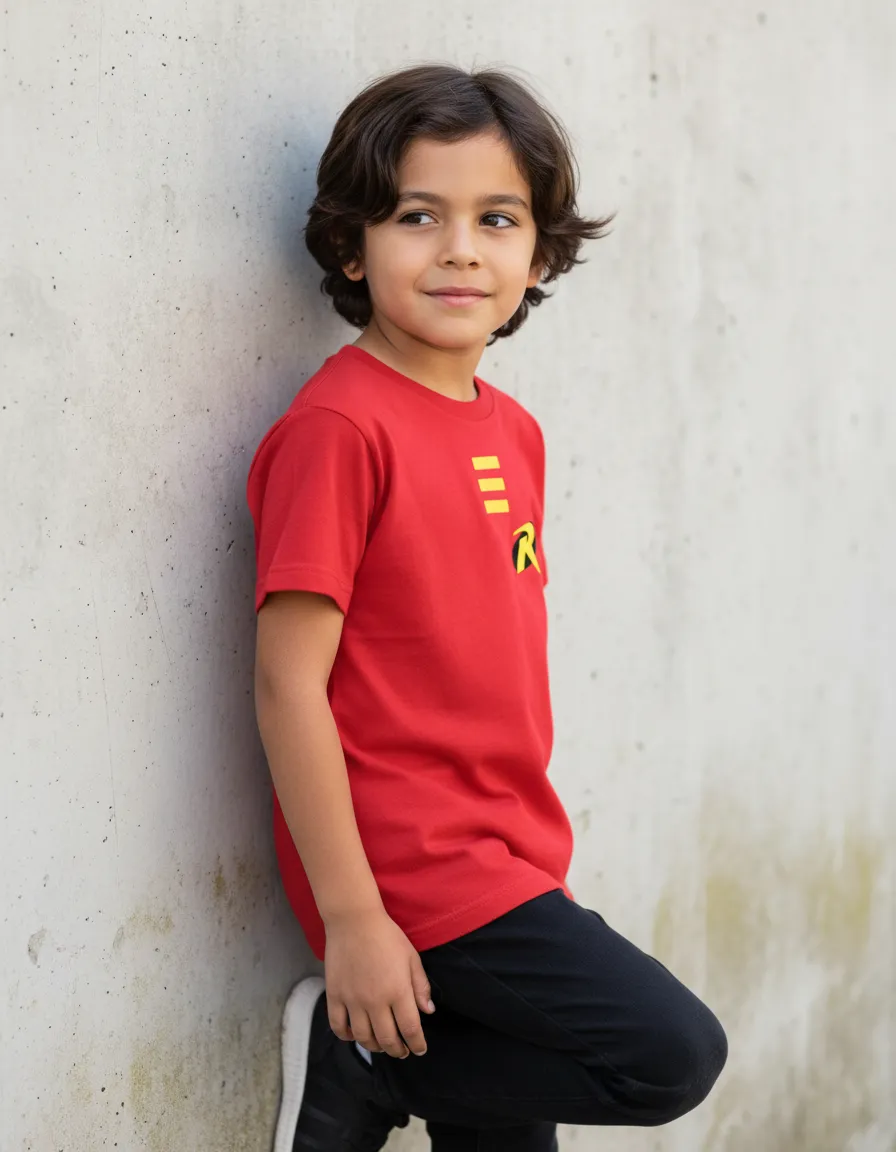 Camiseta Manga Curta Infantil Robin mlc