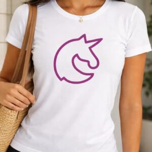 Camiseta Branca Aventureiros Adulto Baby Look