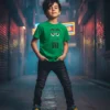 Camiseta Verde Infantil M&m mlr