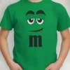 Camiseta Verde Green Infantil Unissex M&m mlr