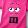 Camiseta Rosa M&m Infantil Mod. 3