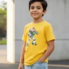 Camiseta Amarela Infantil Buzz Lightyear Toy Story mlc