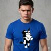 Camiseta Azul Manga Curta Adulto Unissex Mackenzie Bluey mlr