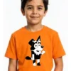 Camiseta Manga Curta Infantil Bluey Mackenzie mlc