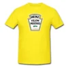Camiseta Amarela Adulto Unissex Mostarda mlr