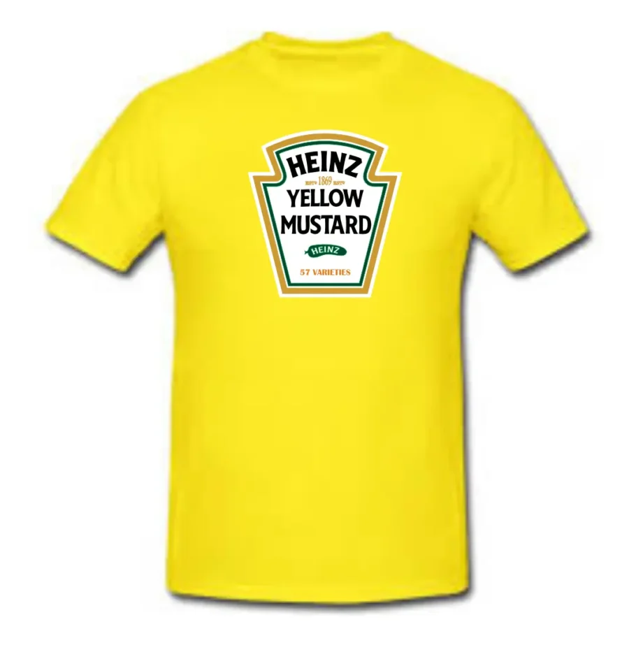 Camiseta Amarela Adulto Unissex Mostarda mlr