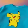 Moletom Flanelado Infantil Blue Com Estampa Do Pikachu mlc