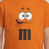 Camiseta laranja Infantil M&m mlr