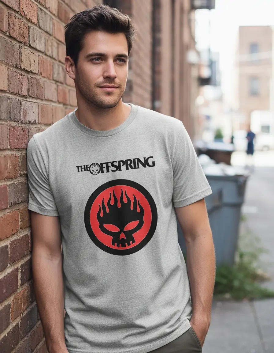 Camiseta Adulto Tradicional The Offspring mlc
