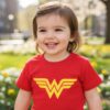 Camiseta Infantil Unissex Mulher Maravilha spe